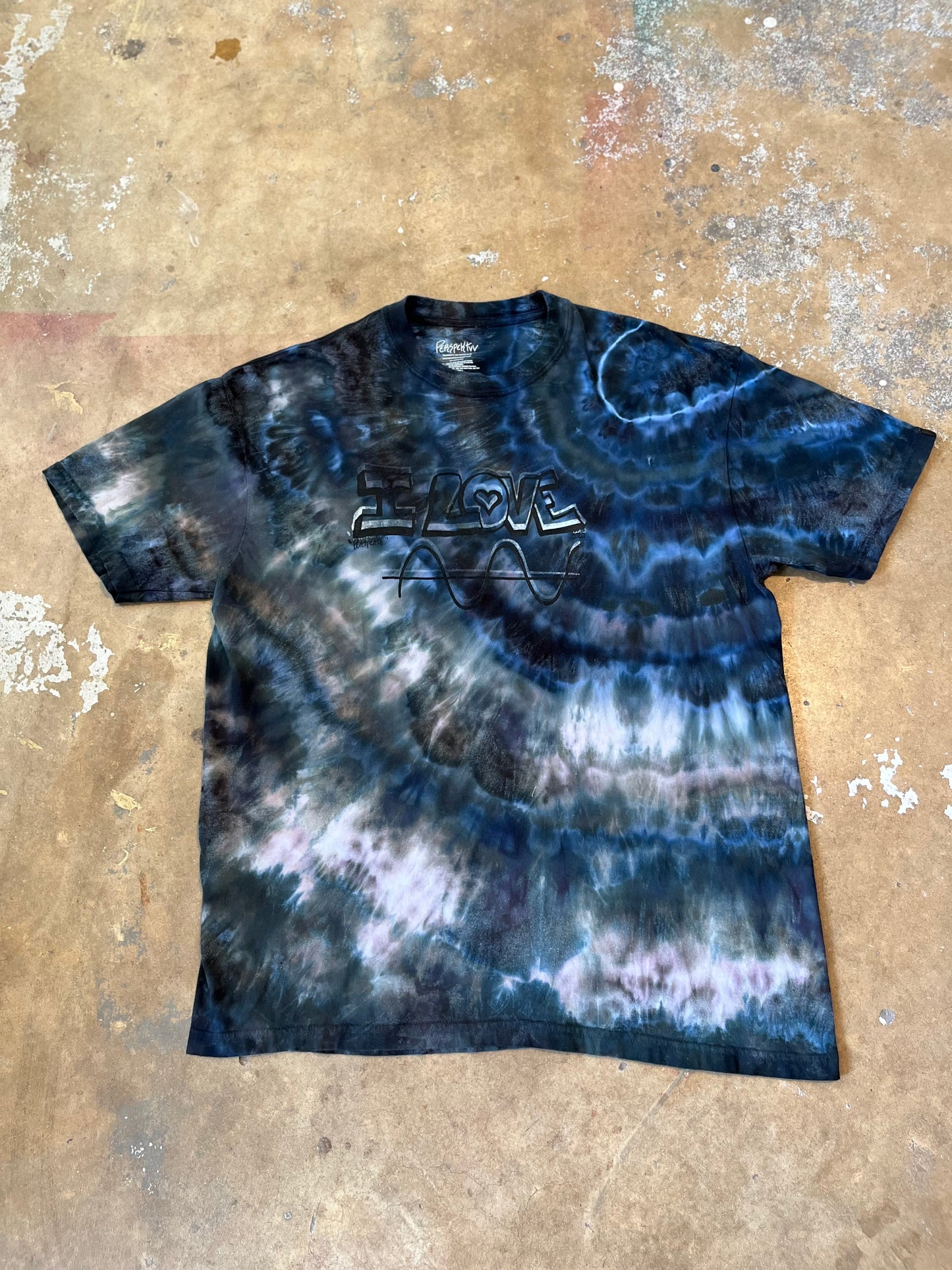 "I Love Sine Wavs" Tie Dye Tee