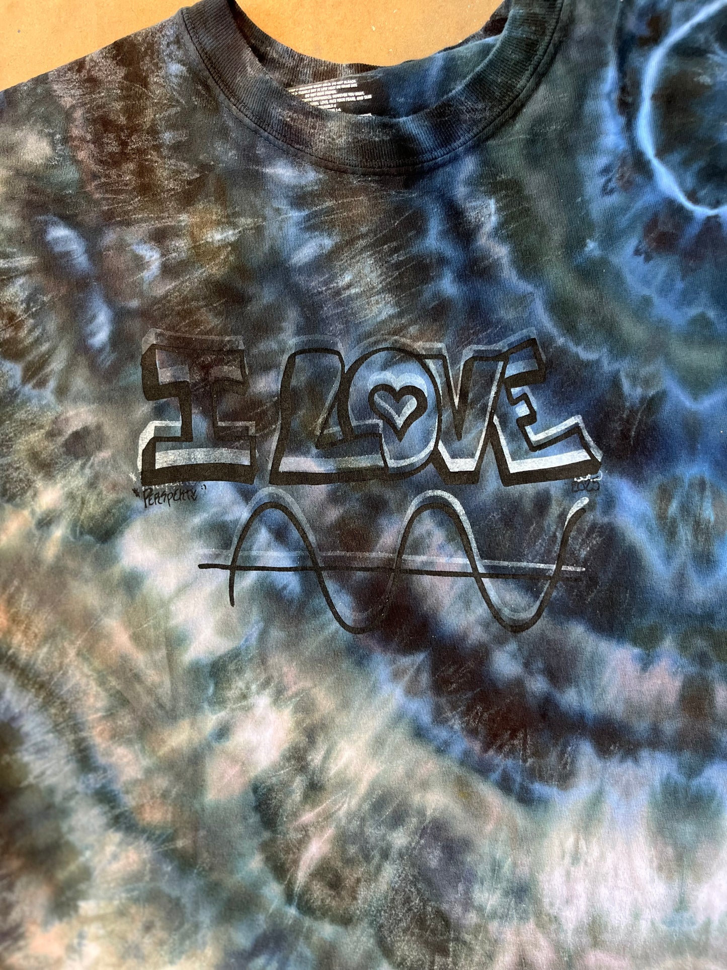 "I Love Sine Wavs" Tie Dye Tee